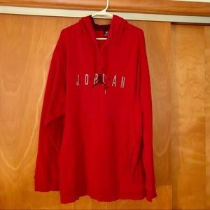 Jordan red hoodie